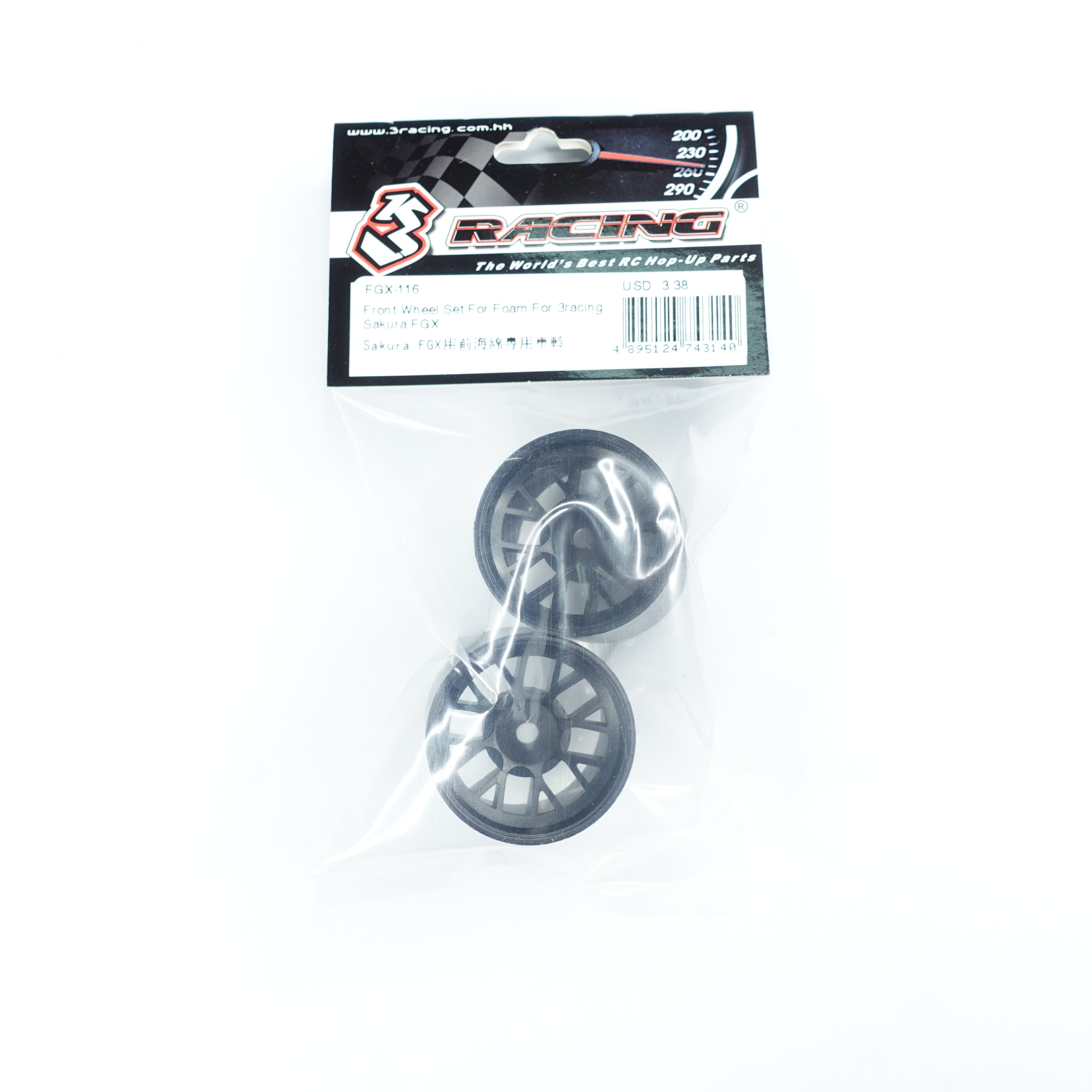 3Racing Sakura FGX-116 roues avant mousse F1