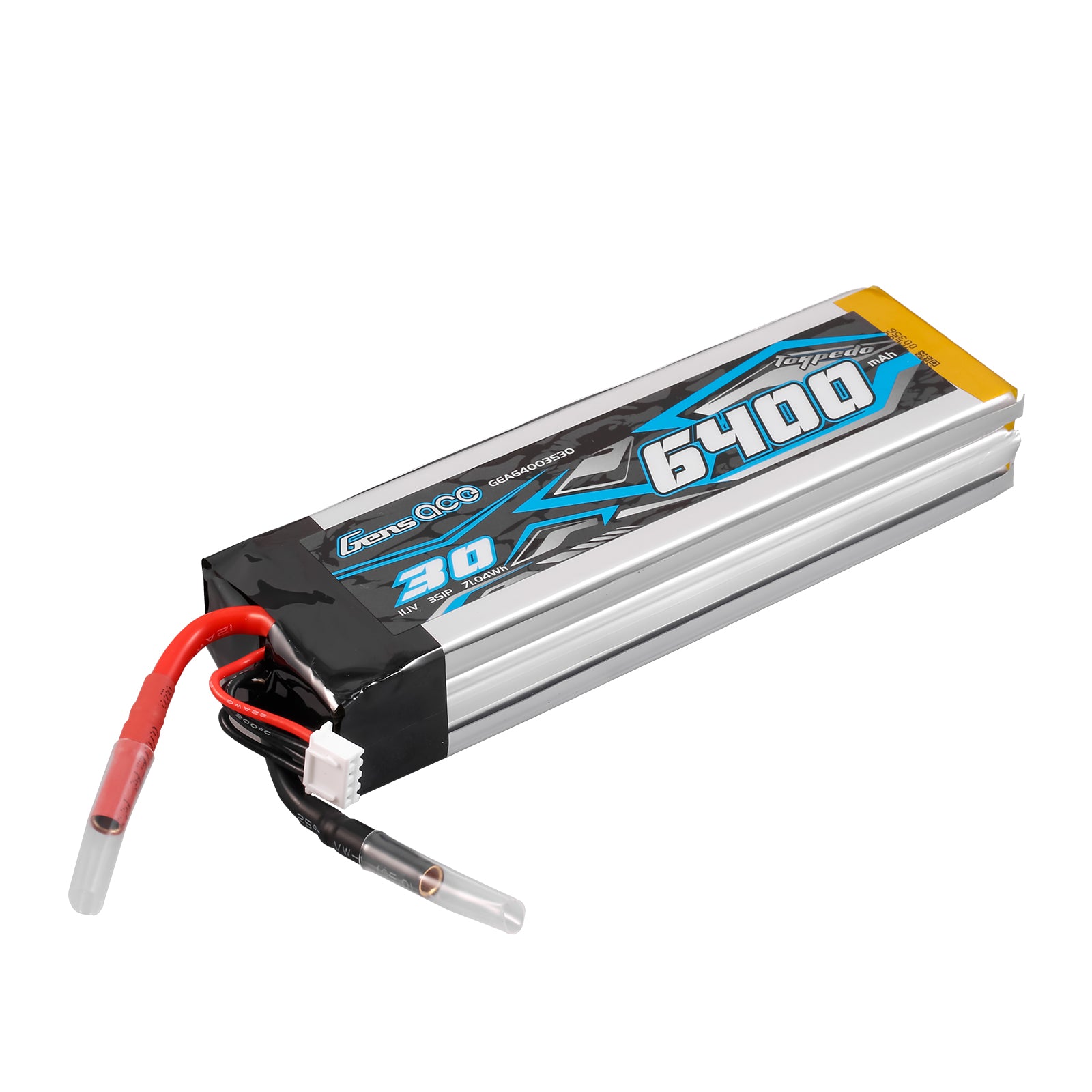 Gens ace Car Classic 6400mAh 3S batterie lipo bateau 4.0mm