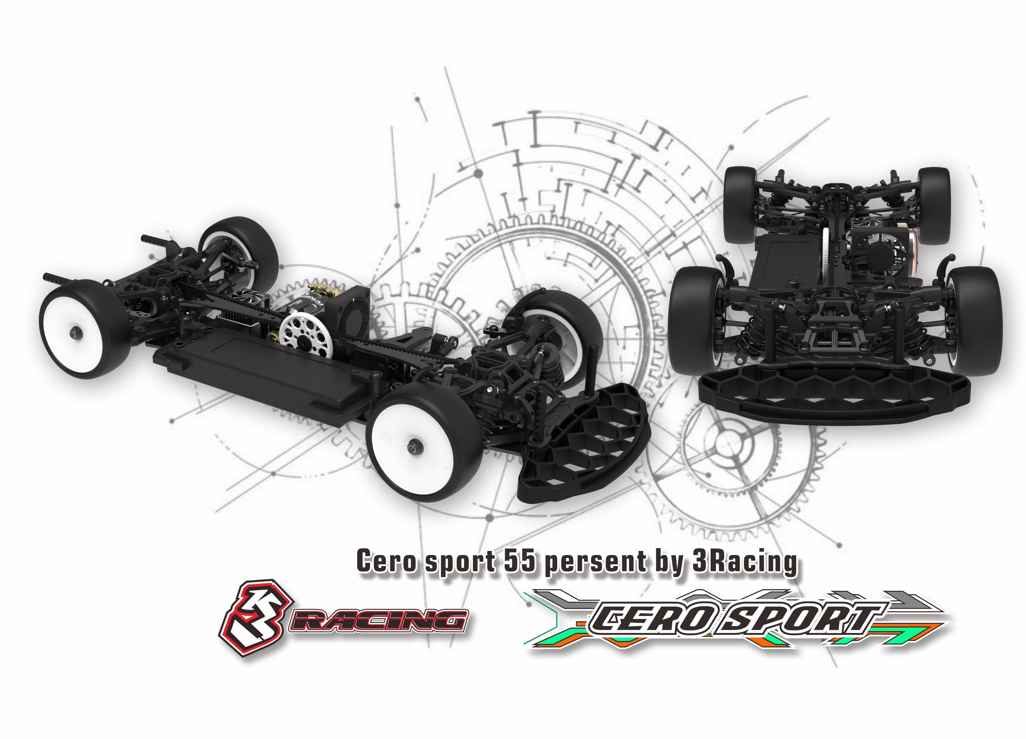 3Racing KIT-CERO SPORT 55 kit touring 1/10 4WD