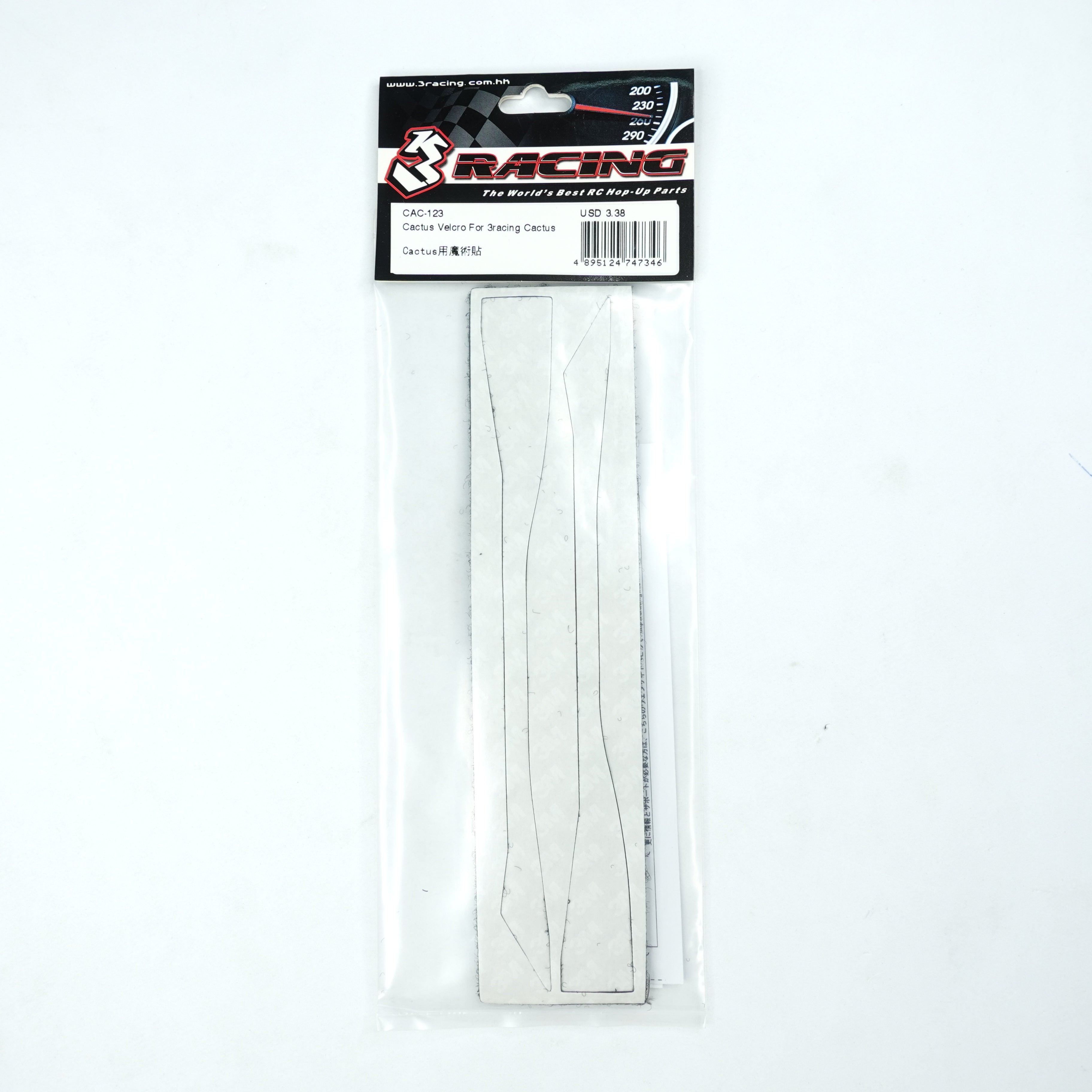 3Racing Cactus CAC-123 velcro batterie Kit Cactus
