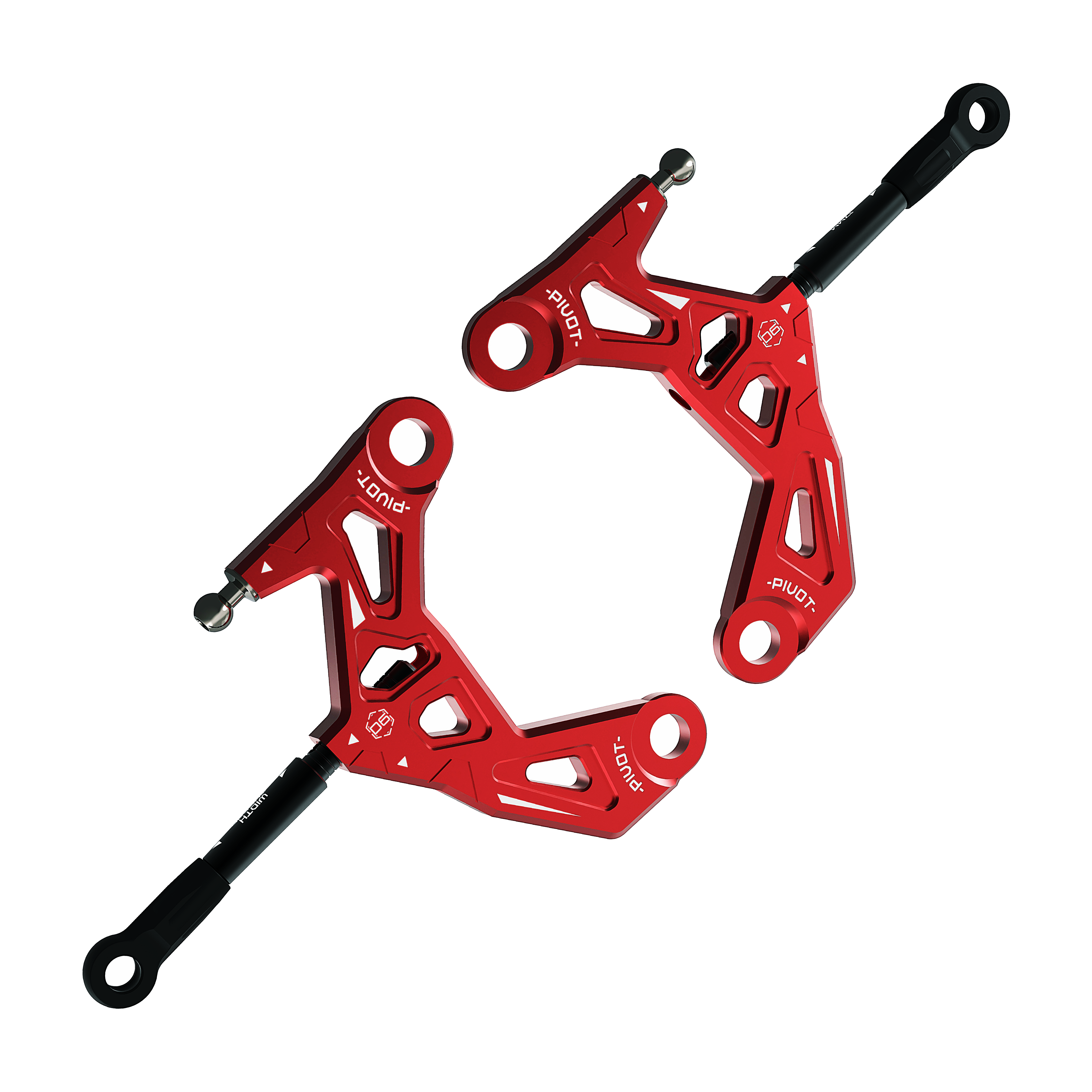 3Racing Auper SAK-D6802 Triangle Avant Alu Bleu