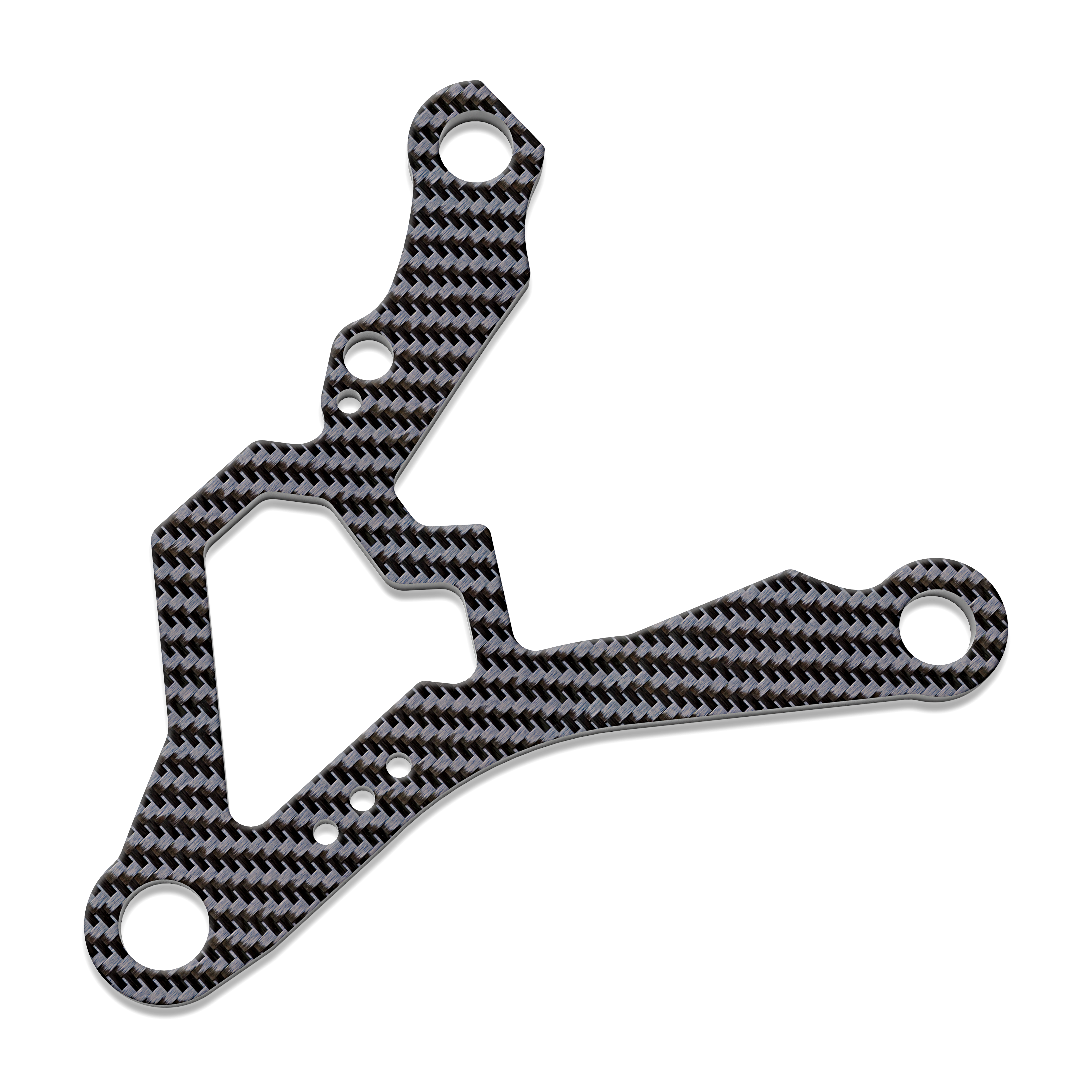 3RACING Cero SAK-C105/V4 triangle avant graphite FWD 2.0