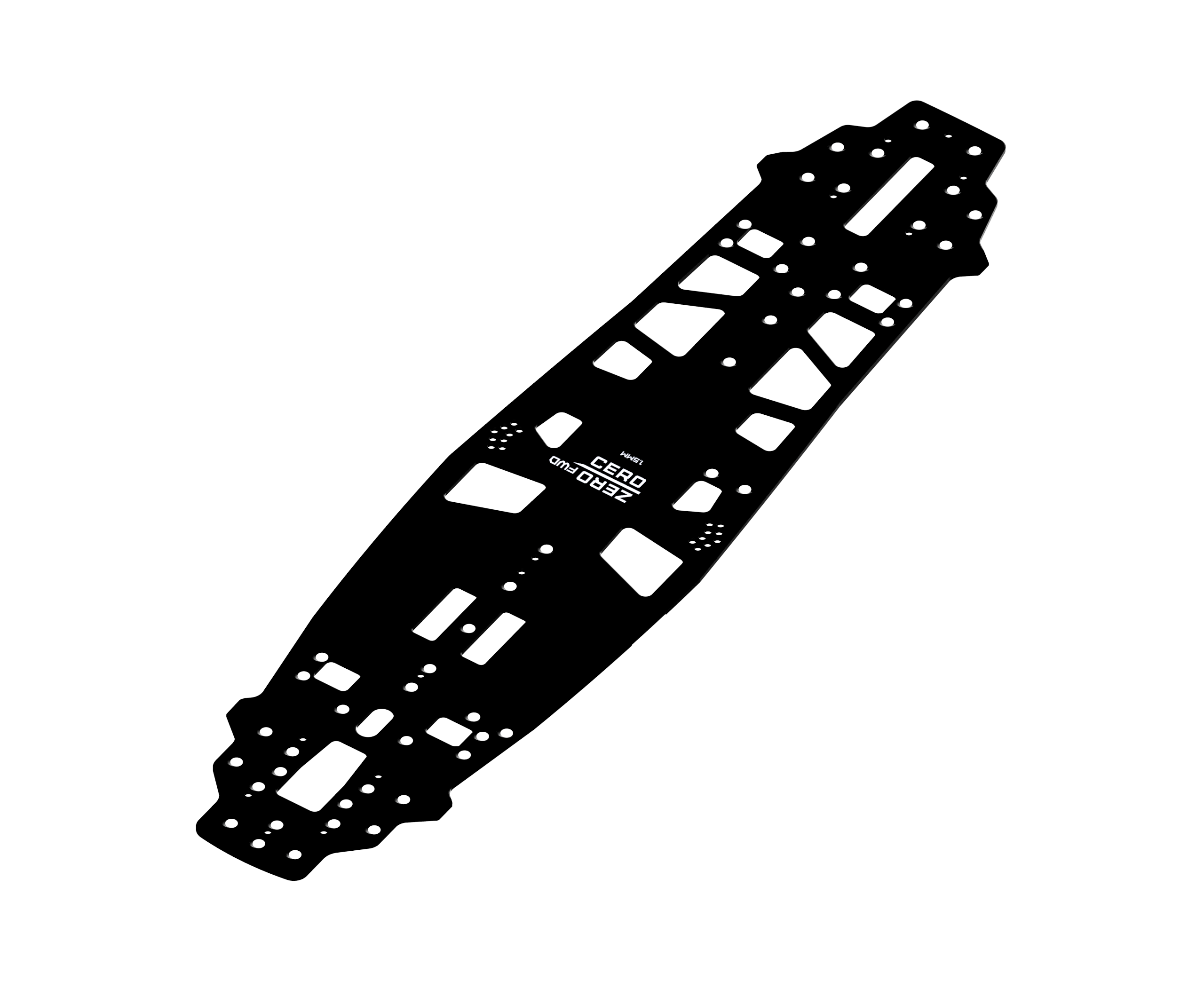 3Racing Cero SAK-ZF102A châssis aluminium FWD