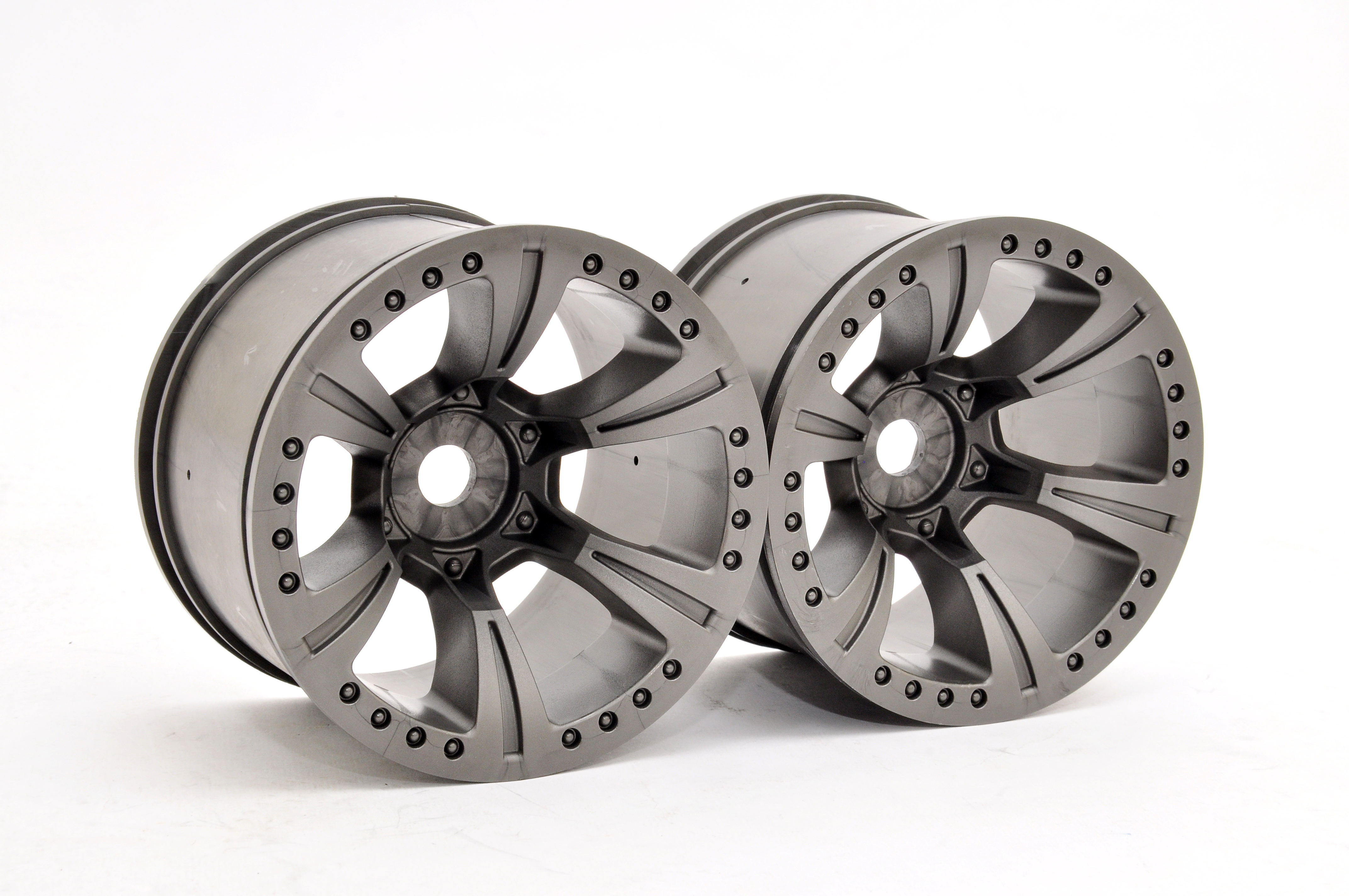 Hobao Car Parts 94074 Roues Hyper MT Plus Grises x2