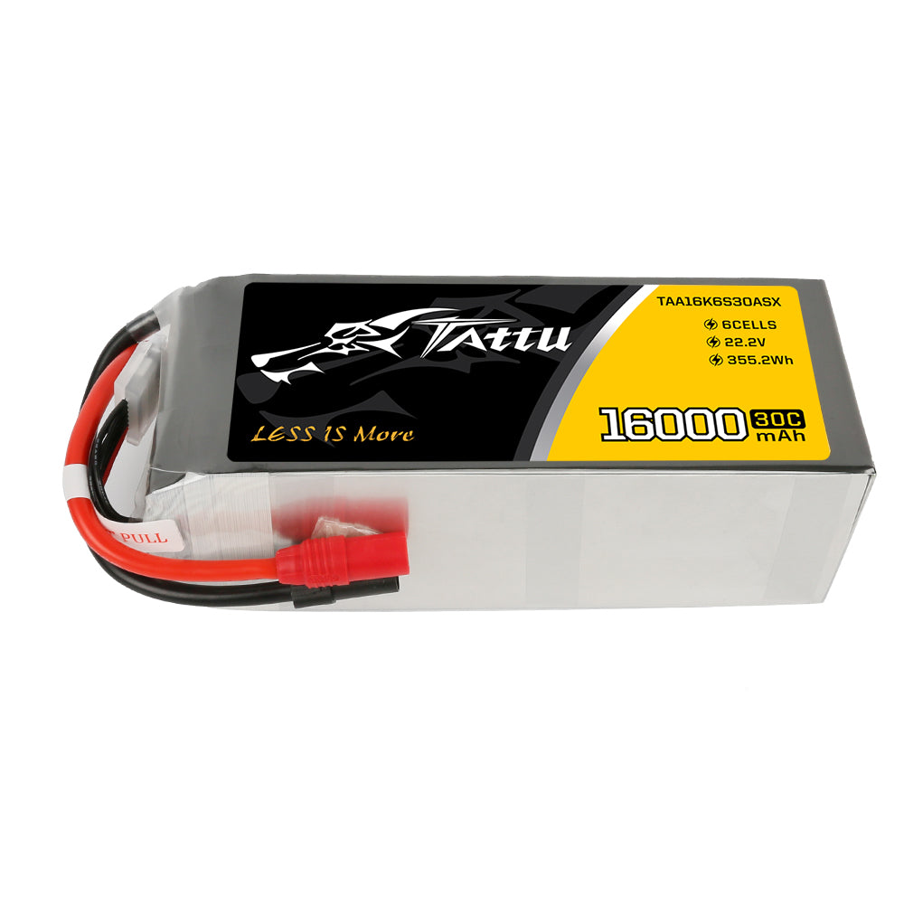 Tattu UAV 16000mAh 6S 30C Batterie LiPo AS150 XT150