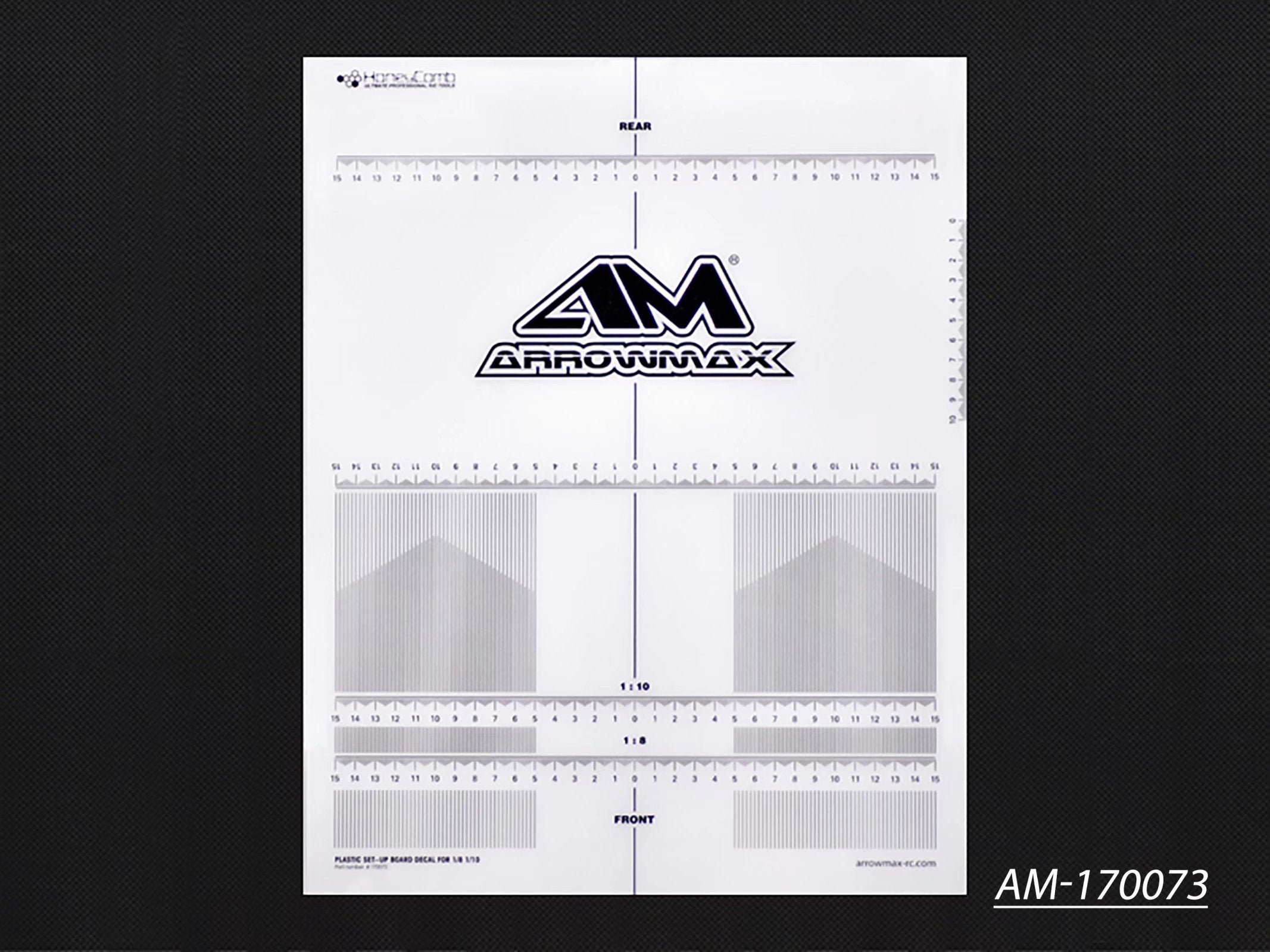 Arrowmax Decal Planche Setup 1/8 1/10 AM-170073
