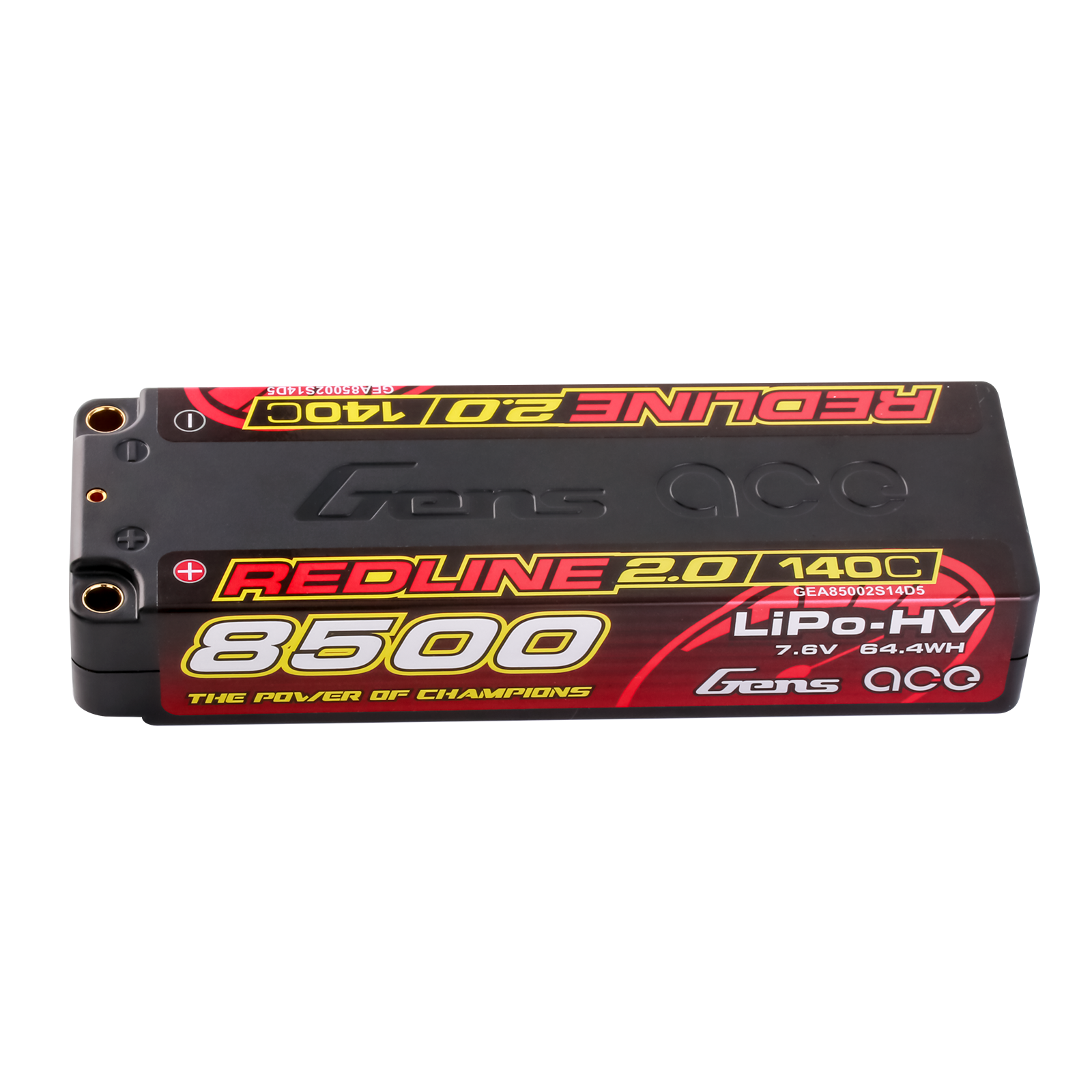 Gens Ace Redline 2.0 8500mAh 2S 140C Batterie Lipo 5mm