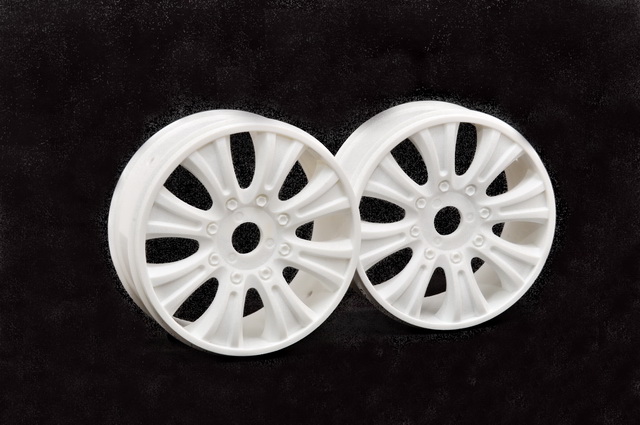 Hobao 90070 jante GTB 1/8 blanche 2 pièces