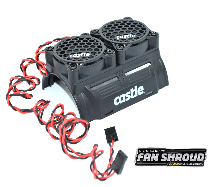 Castle 20XX V2 double ventilateur moteur 40mm 56mm