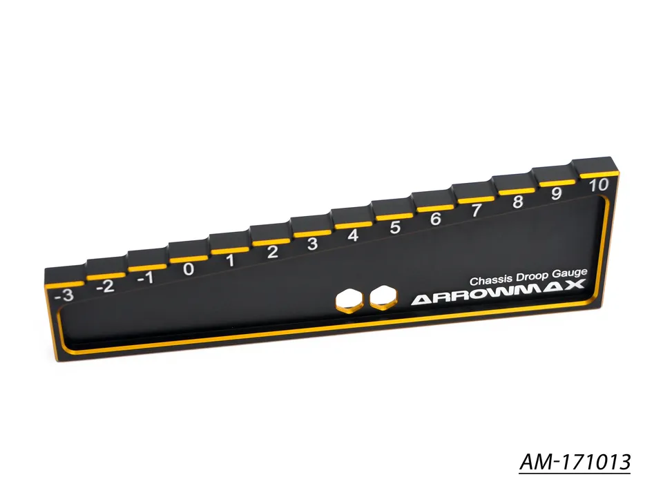 Arrowmax Setup Gauge AM-171013 jauge droop 1/8 1/10 noir doré