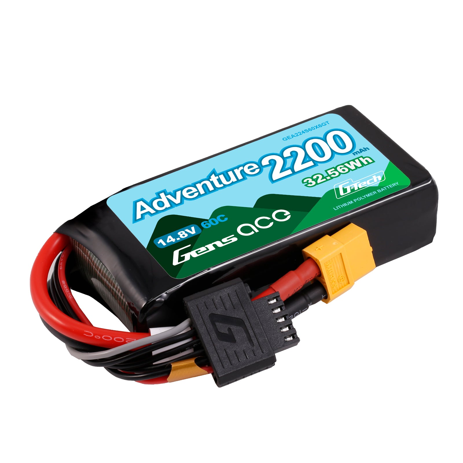 Gens Ace Adventure 2200mAh 4S batterie LiPo XT60 60C