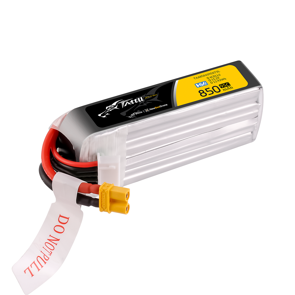 Tattu FPV 850mAh 4S 95C batterie LiPo long XT30U-F 15.2V