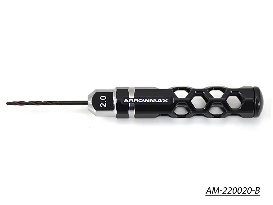 Arrowmax Special Tools AM-220020-B foret 2,0 mm Mini 4WD noir
