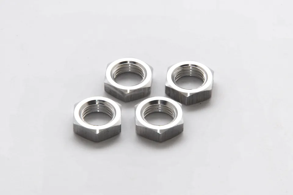 Hobao 84022H écrous hexagone roue 17mm lot 4pcs alu