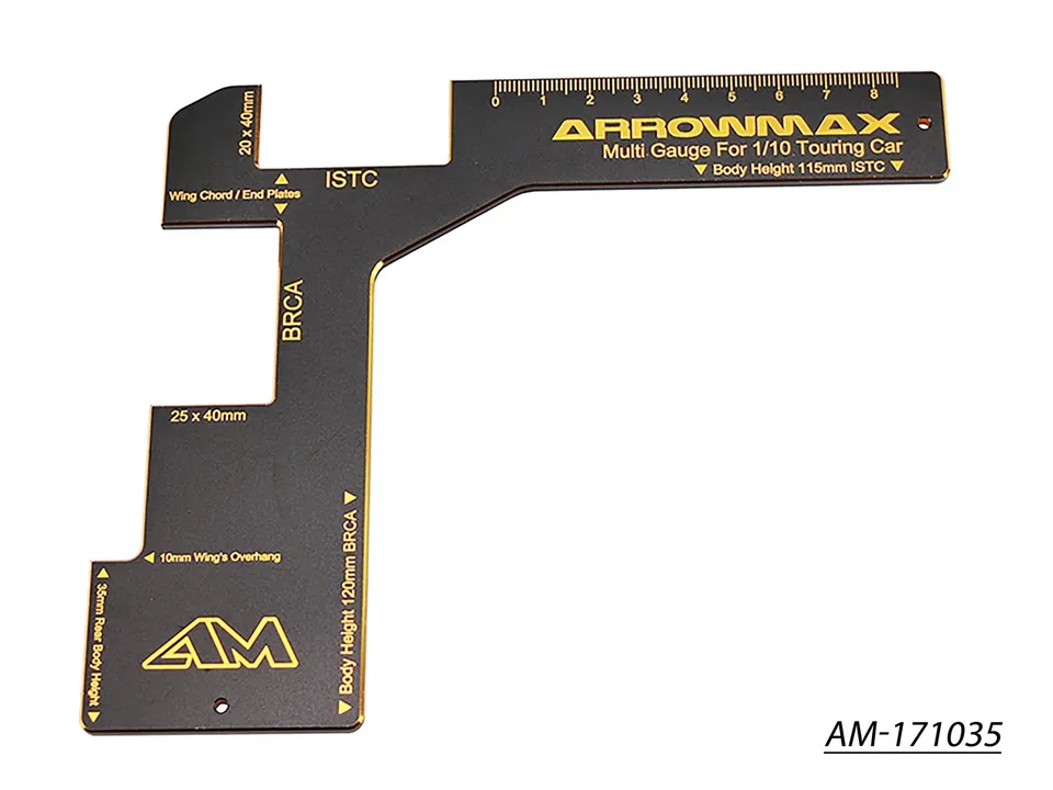 Arrowmax Setup Gauge cale réglage touring 1/10 AM-171035