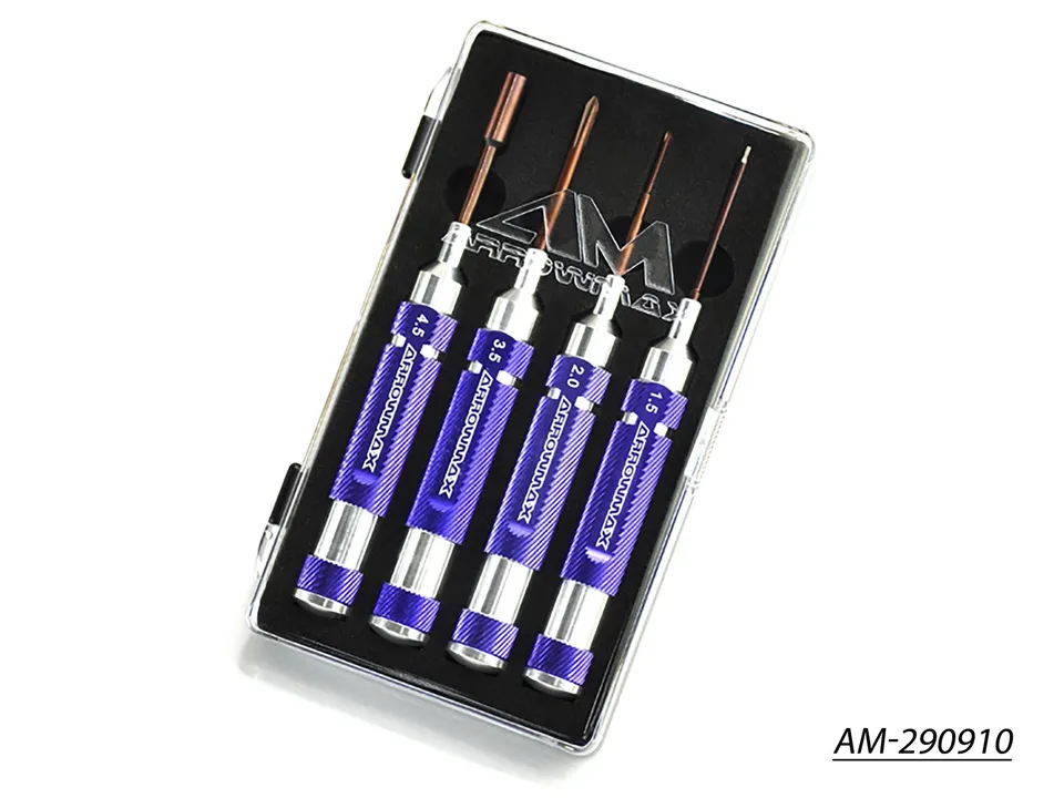 Arrowmax Tools Set AM-290910 mini toolset 4 pièces
