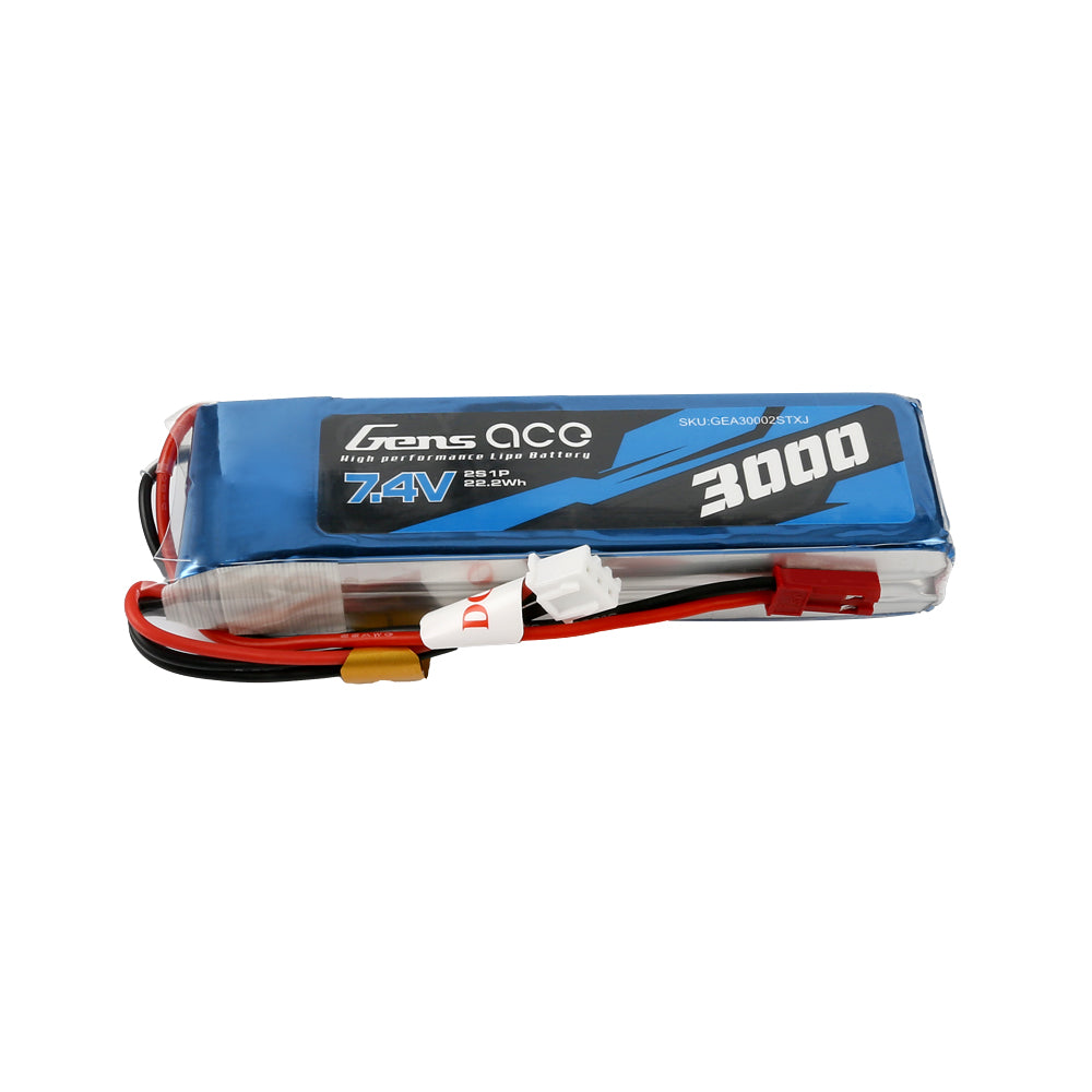 Gens Ace TX/RX 3000mAh 2S batterie LiPo émetteur 7,4V