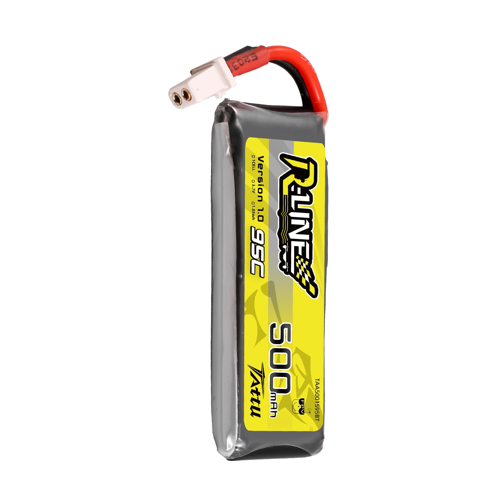Tattu 500mAh 1S 95C batterie LiPo BT2.0 3,7V R-Line