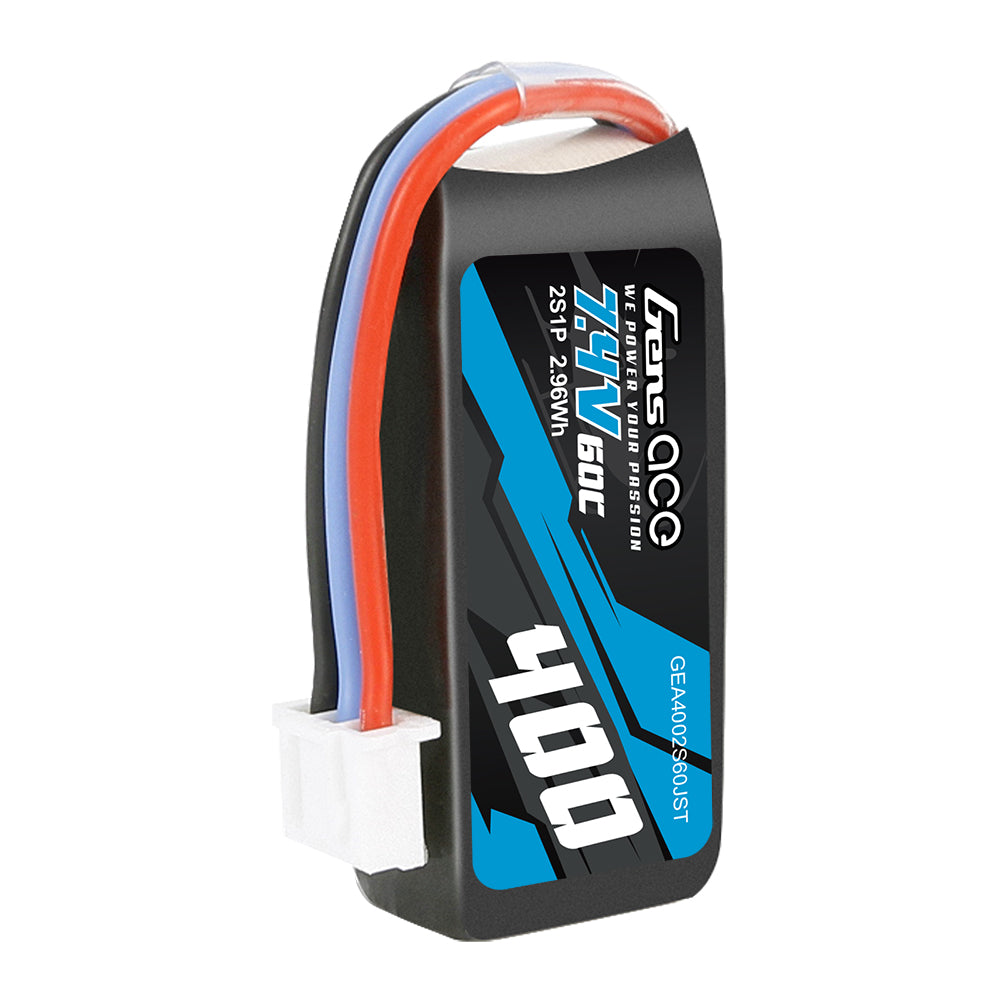 Gens Ace Air Classic 400mAh 2S batterie LiPo JST 60C