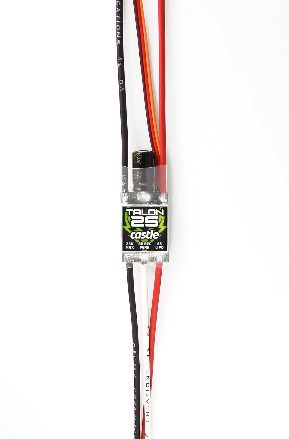 Castle Talon 25 variateur avion 25A 6S BEC HD