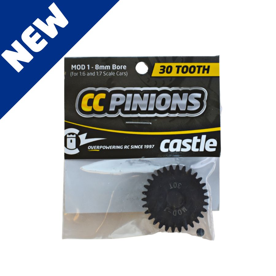 Castle CC Pinion pignon Mod 1 8mm acier 22T-48T