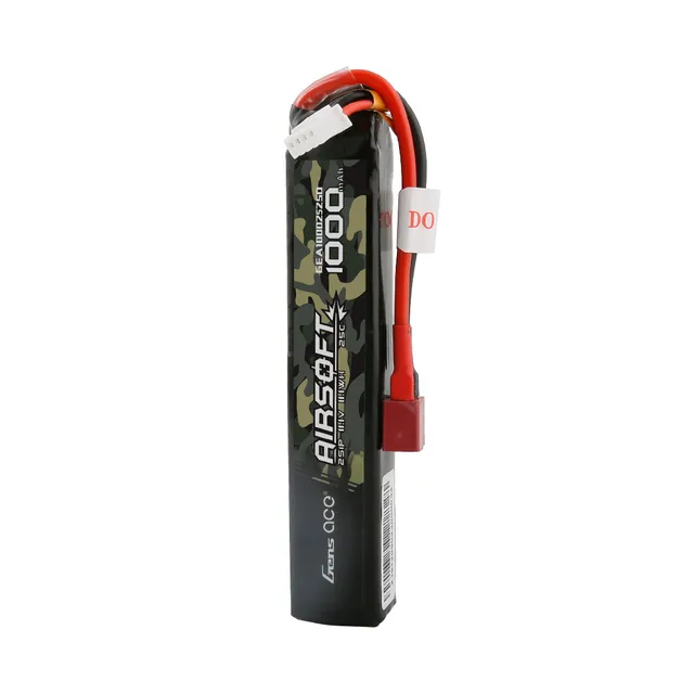 Gens Ace Airsoft 1000mAh 2S batterie LiPo 7.4V Deans