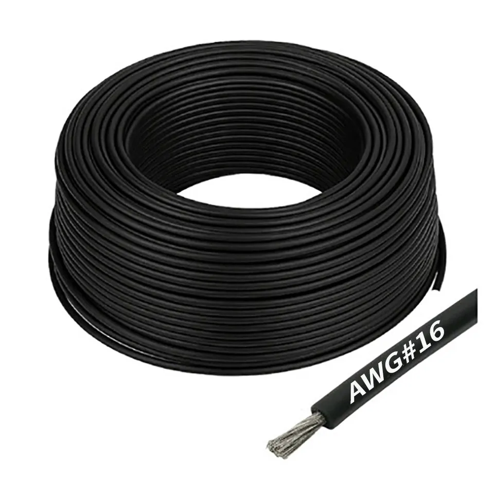 Gens Ace GEA-AWG16B câble silicone AWG16 noir 1m