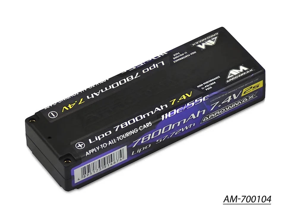 Arrowmax 2S LiPo batterie AM-700104 7800mAh 7.4V 55C