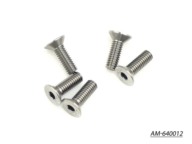 Arrowmax Screws AM-640012 vis titane M4x12 fraisée x5