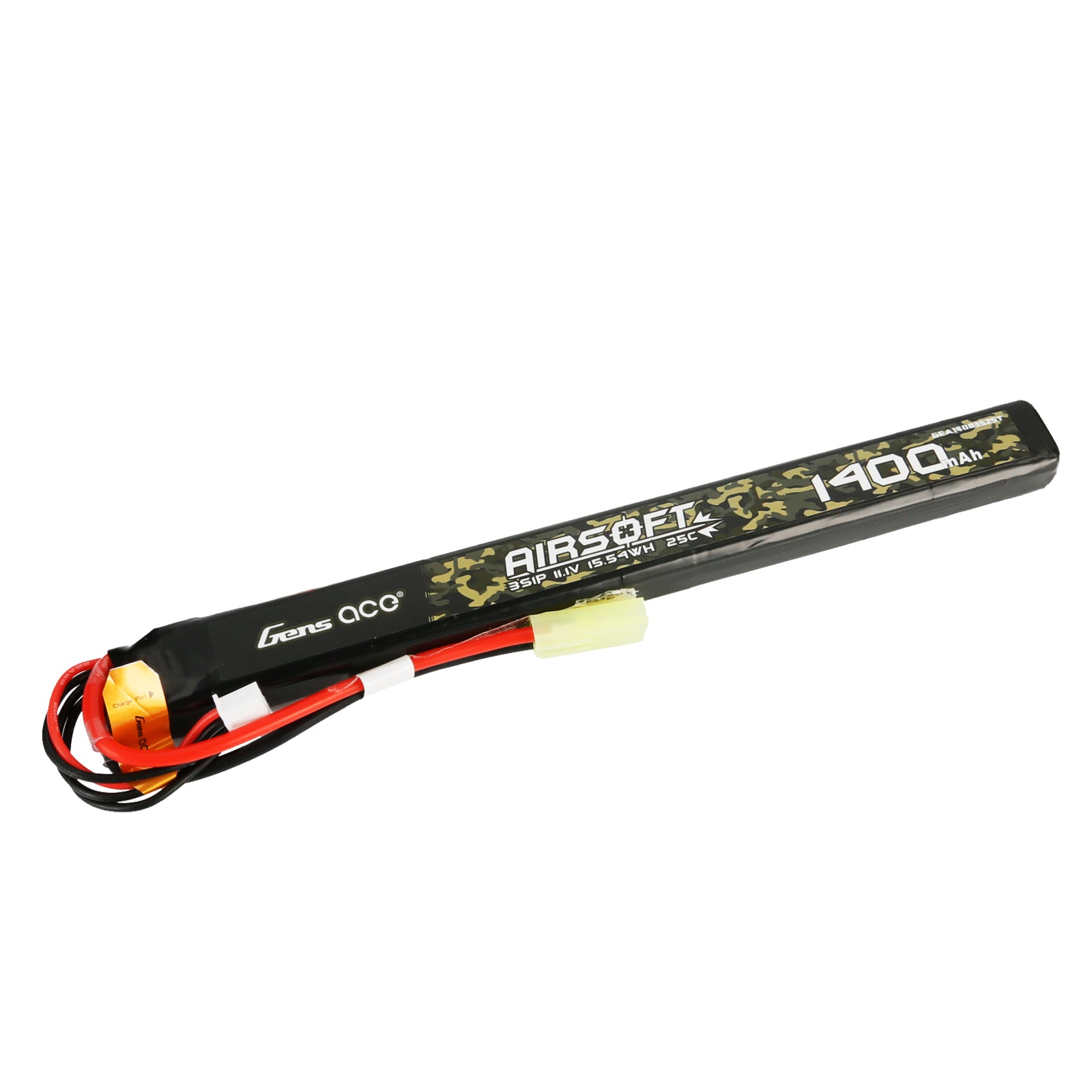 Gens Ace Airsoft 1400mAh 3S 11,1V batterie LiPo mini Tamiya