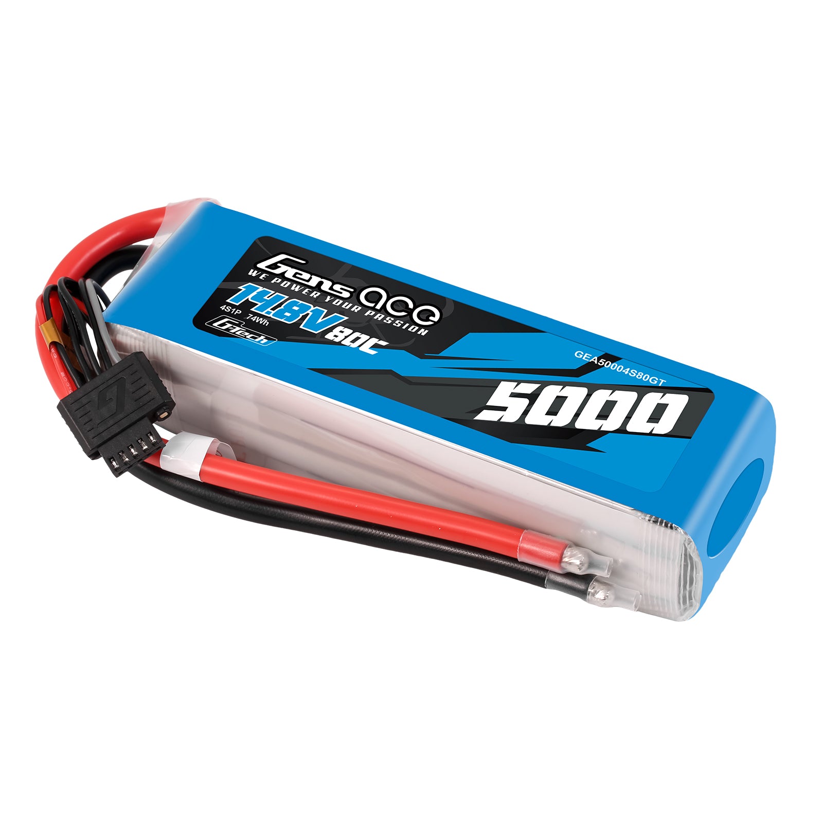 Gens Ace 5000mAh 4S 80C batterie LiPo 14,8V F5B