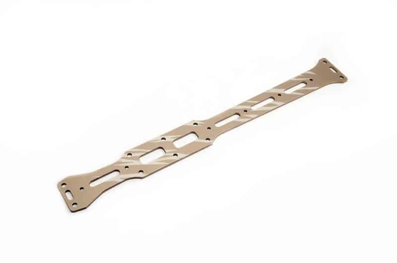Hobao 85203 Plaque Supérieure Alu 7075 Renfort Châssis