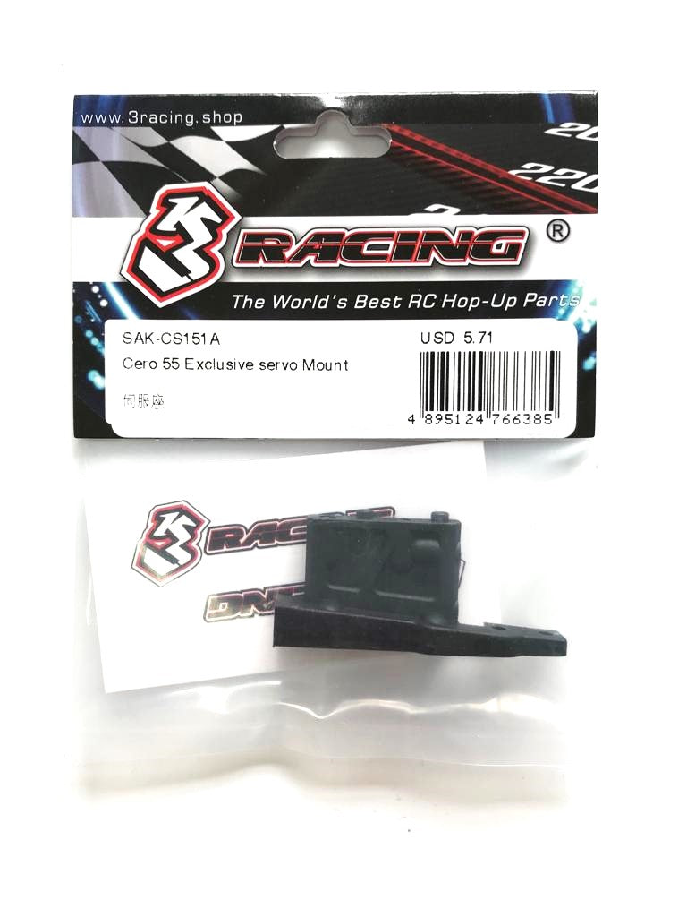 3Racing Cero SAK-CS151A support servo aluminium Cero 55