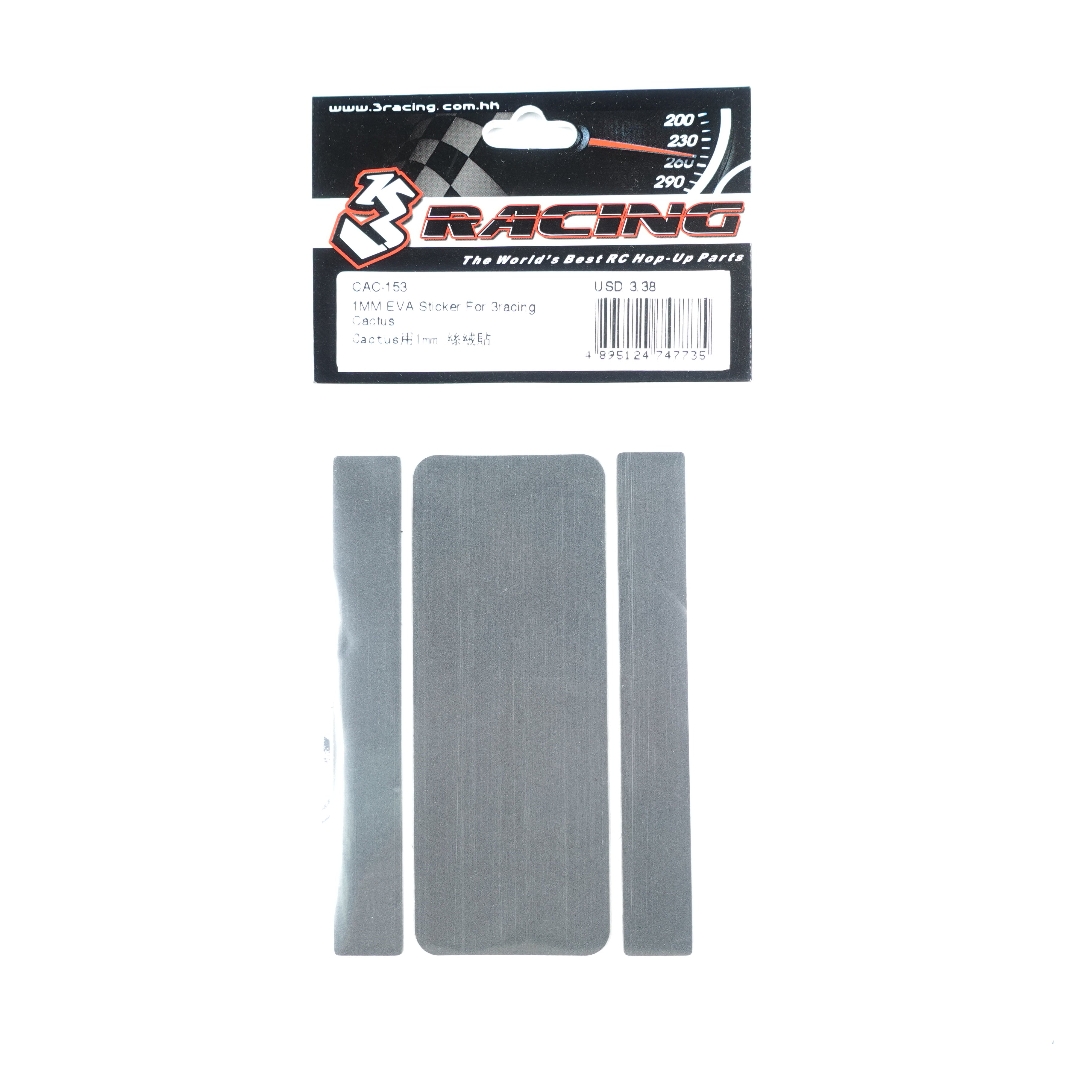 3Racing Cactus CAC-153 sticker EVA 1mm protection