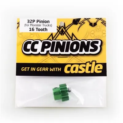 Castle CC Pinion pignon 32 pitch alu 5mm Mod 0.8