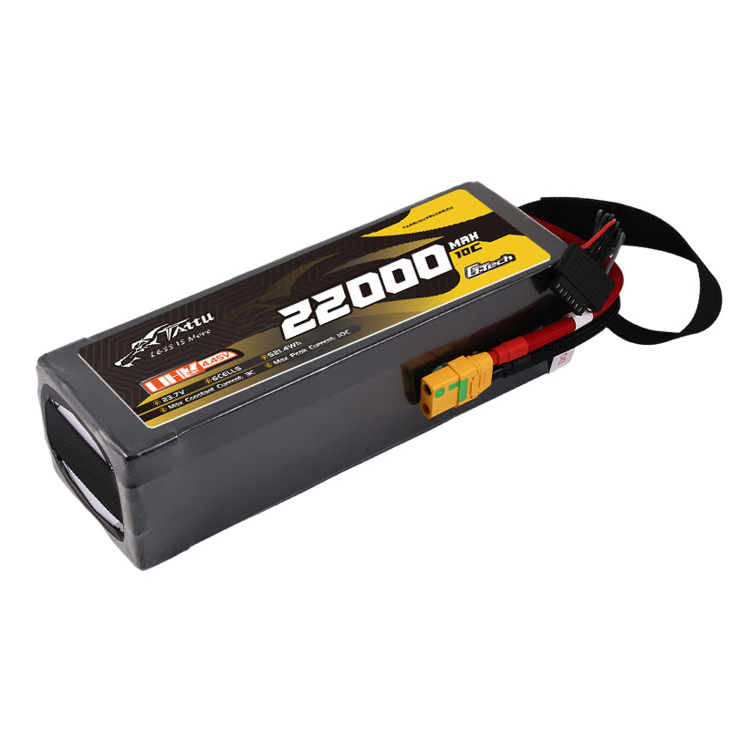 Tattu Semi-Solid Batterie UHV 6S 22000mAh 23.7V XT90S