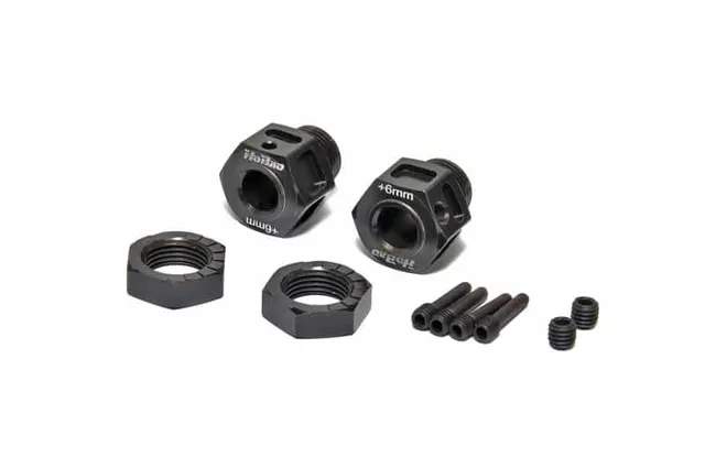 Hobao 86105 Moyeu de roue fileté +6mm pas 1mm