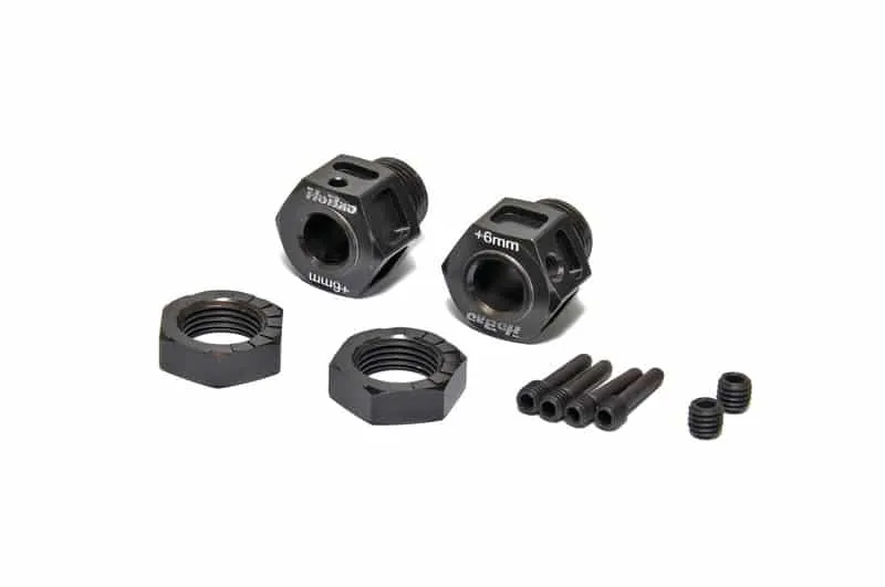 Hobao 86105 Moyeu de roue fileté +6mm pas 1mm
