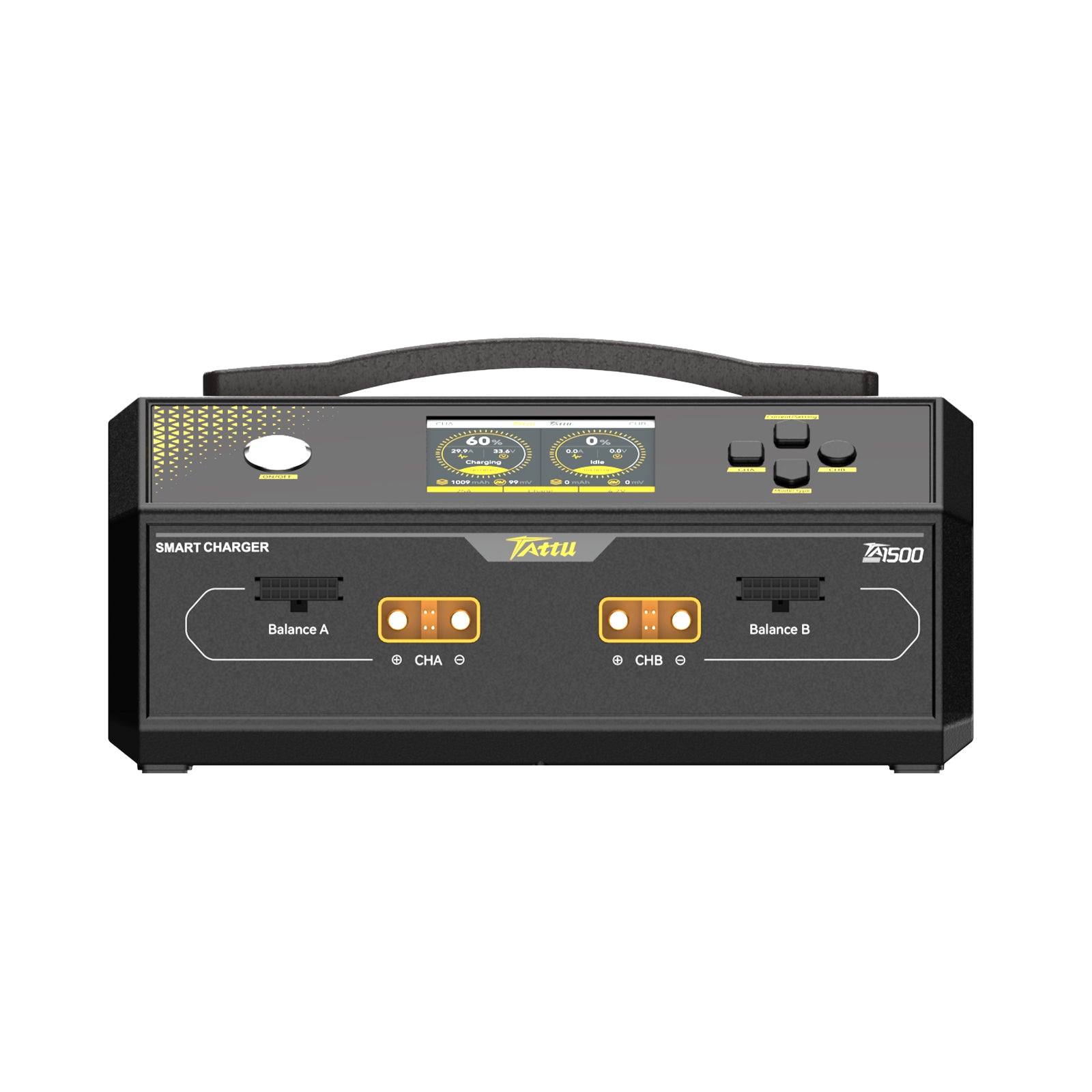 Tattu TA1500 chargeur intelligent 2 voies AC 1500W 30A 6S-14S
