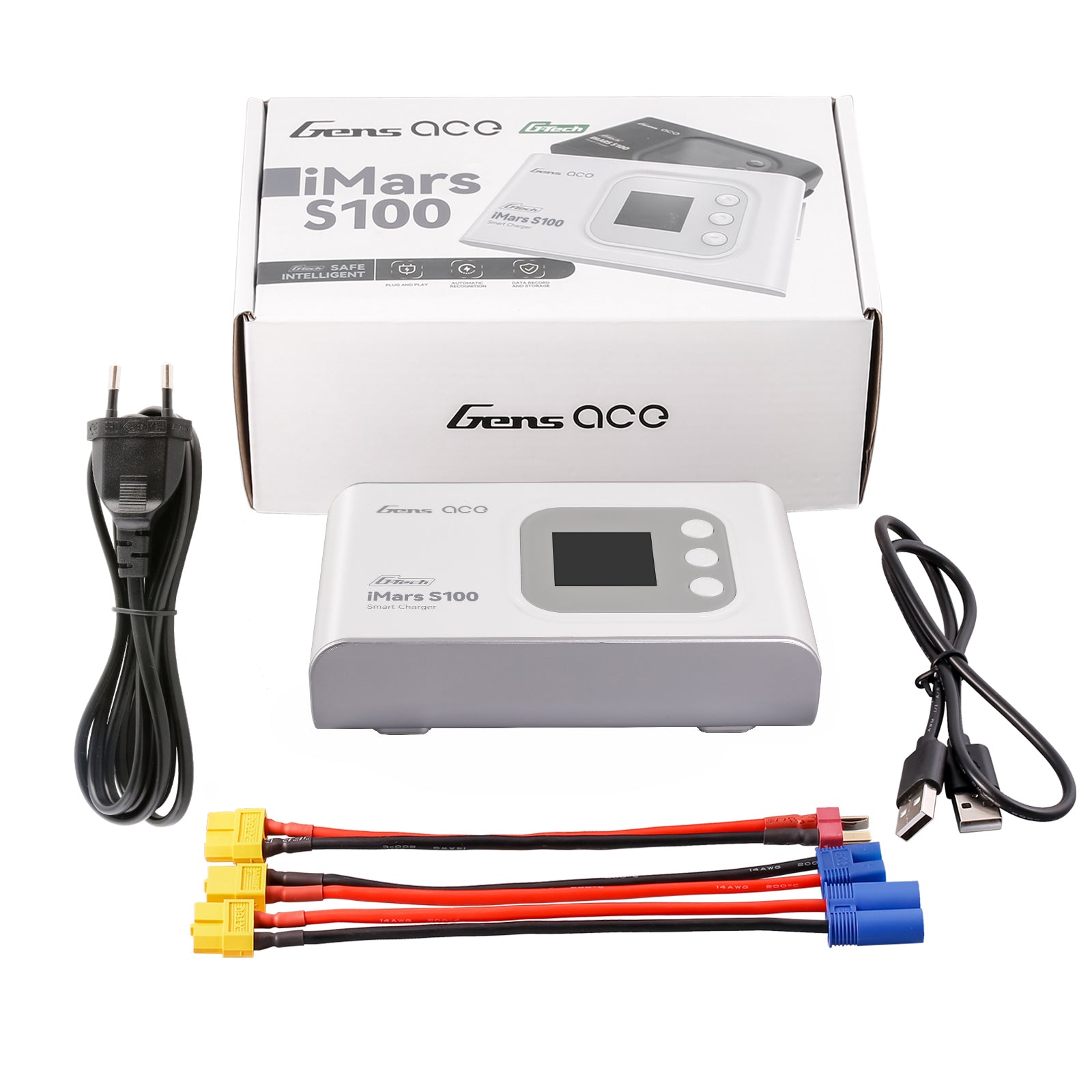 Gens Ace iMars S100 chargeur LiPo AC 100W 10A blanc