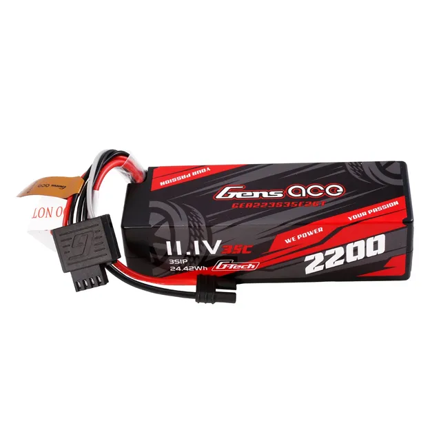 Gens Ace Car Classic 2200mAh 3S batterie LiPo 11.1V IEC2