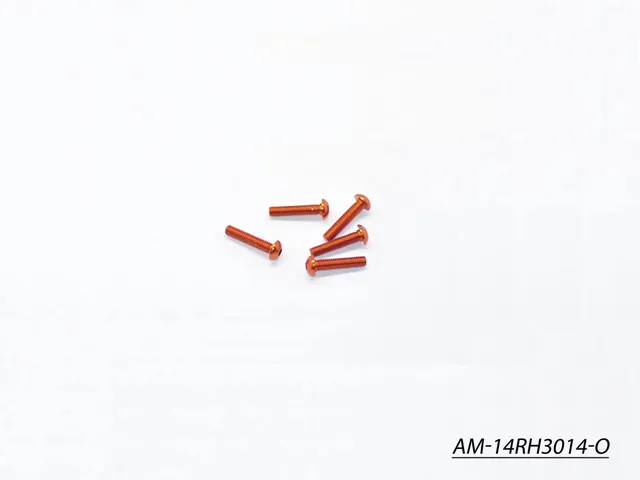 Arrowmax Screws Vis alu M3x14 AM-14RH3014-O orange lot 5