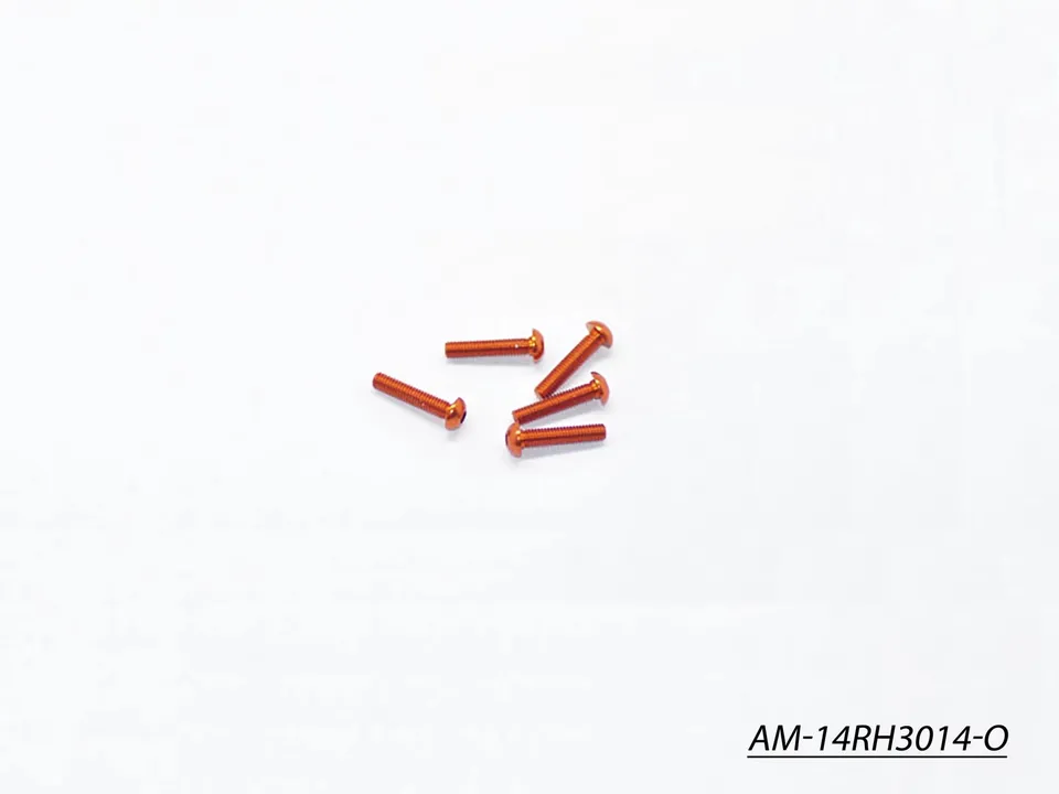 Arrowmax Screws Vis alu M3x14 AM-14RH3014-O orange lot 5