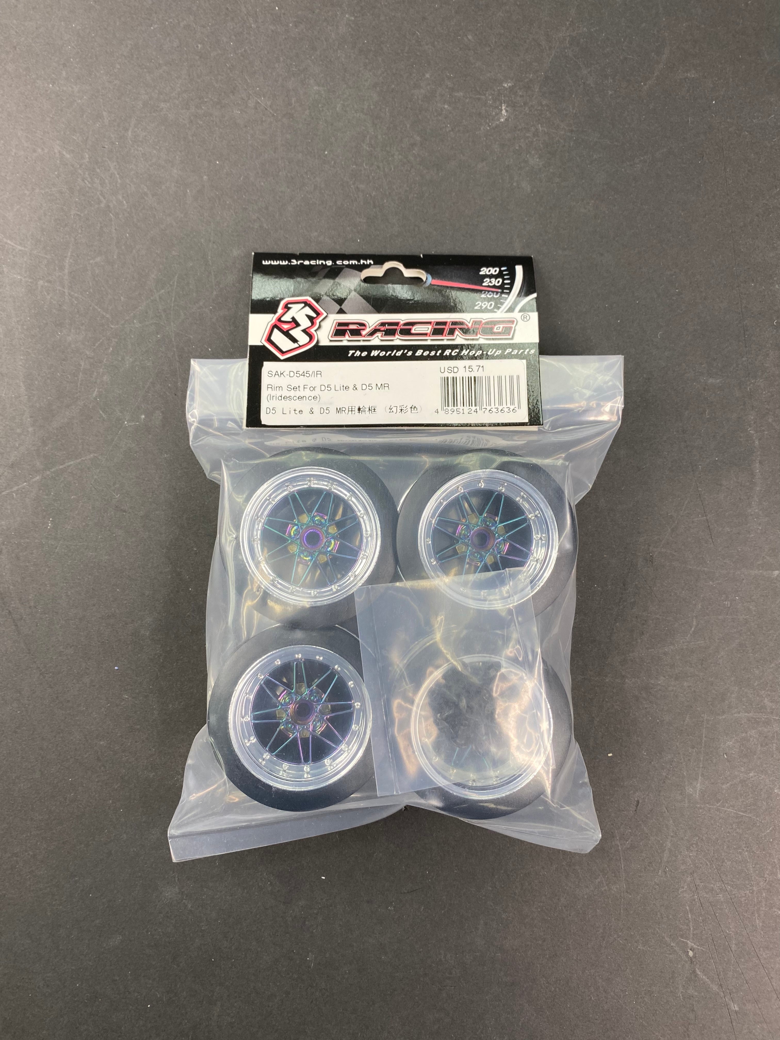 3Racing Sakura SAK-D545 Jante Drift D5 Lite Noir