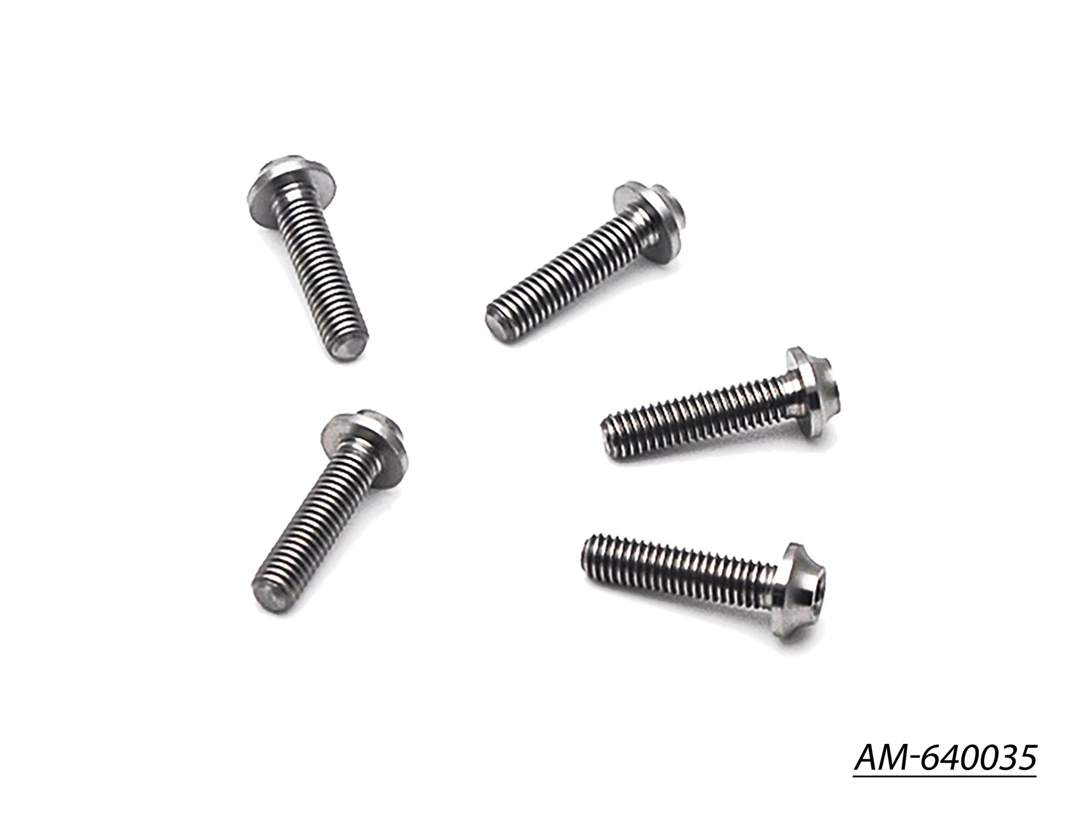 Arrowmax AM-640035 vis titane M3x12 tête ronde x5