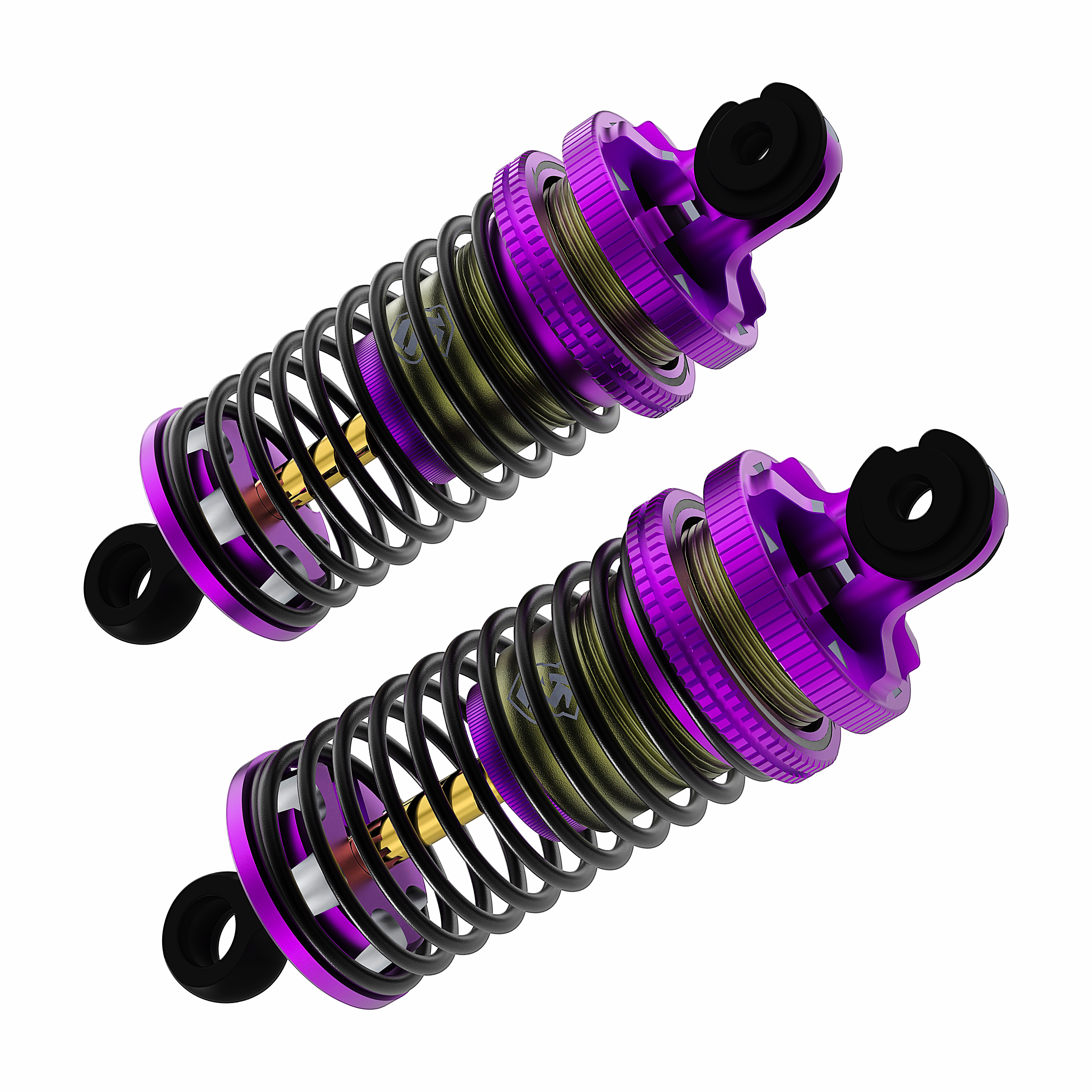 3Racing Auper D6 SAK-D6818 amortisseur arrière alu bleu