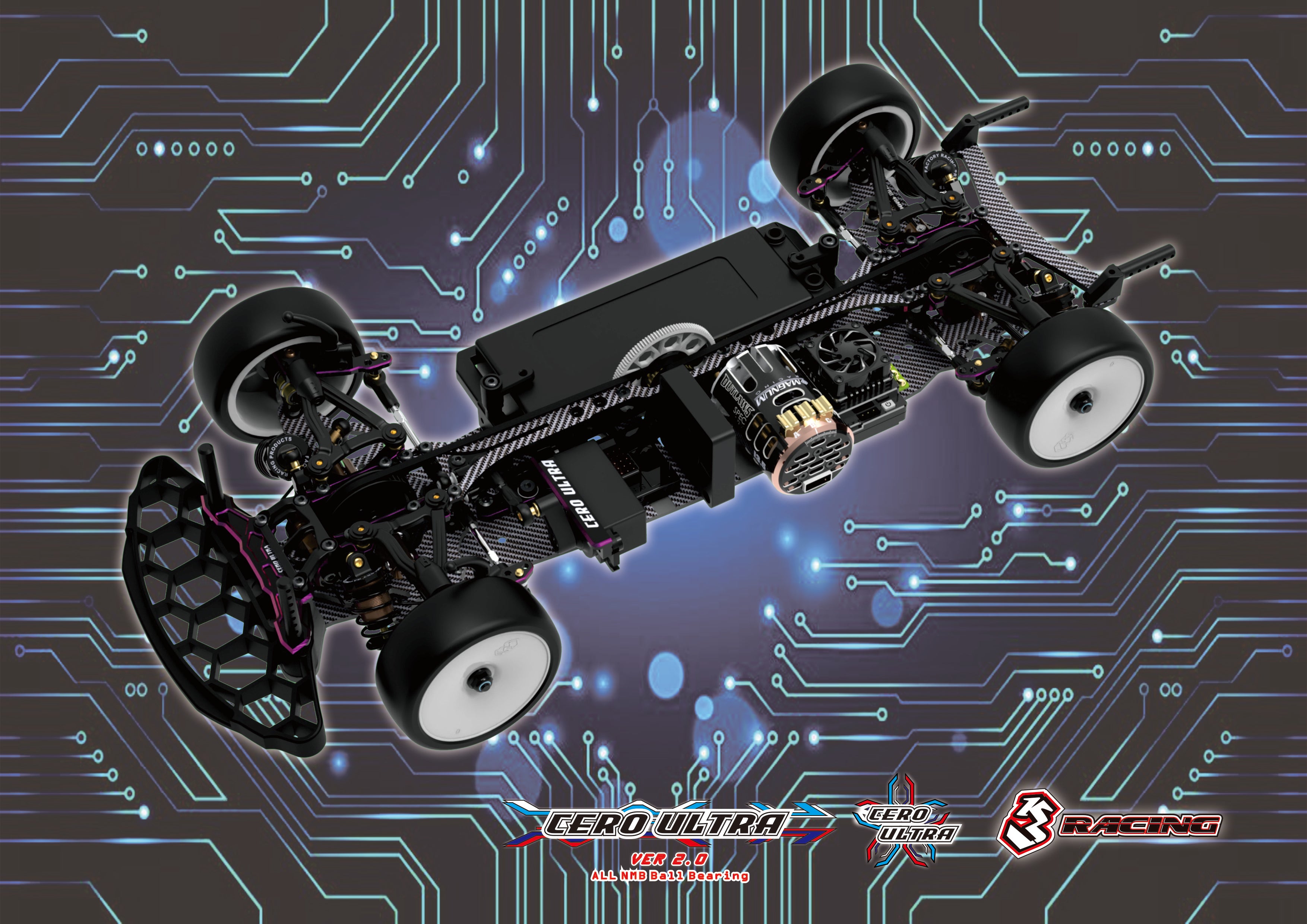 3Racing Cero Ultra Ver2.0 KIT-CERO Kit Touring 1/10