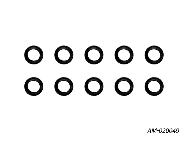 Arrowmax Accessories AM-020049 cales alu 3x5x1 noires lot de 10