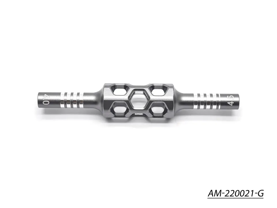Arrowmax AM-220021-G tourne-écrou 4.0 4.5 mm gris
