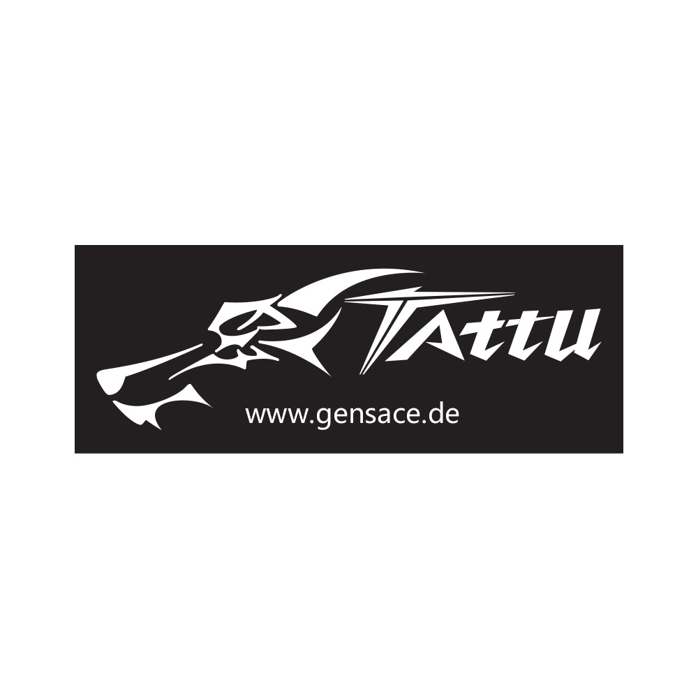 Tattu Merchandise banderole 2.5m noir blanc